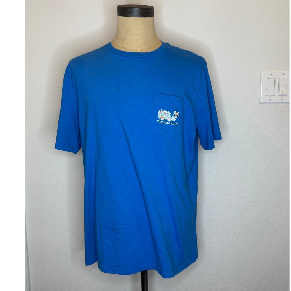 Vineyard Vines Men’s XL Blue Tee T shirt Shirt Top Coastal